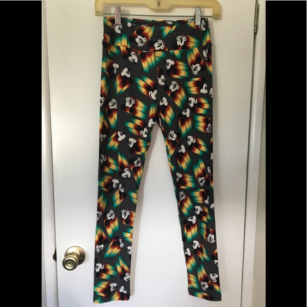 Disney Mickey Mouse‎ LuLaRoe OS Leggings